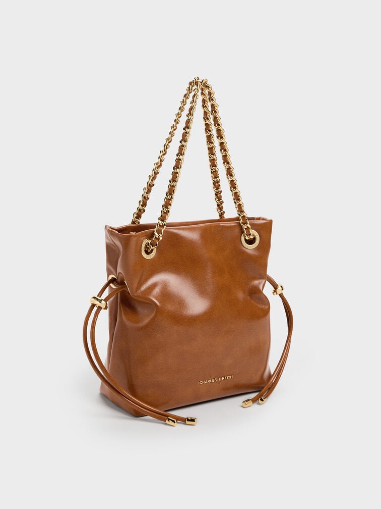 Arya Braided-Strap Crossbody Bag, Distressed Tan, hi-res