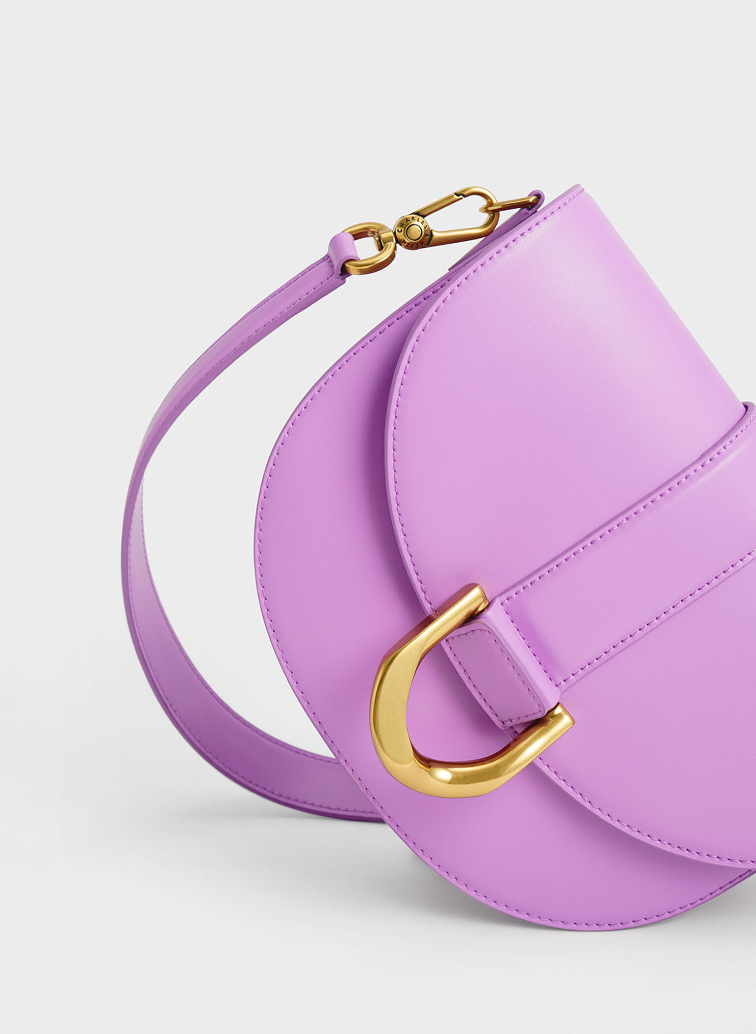 Gabine Saddle Bag, Violet, hi-res
