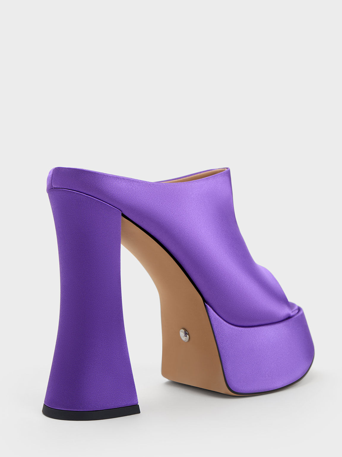 Purple embellished hotsell heels