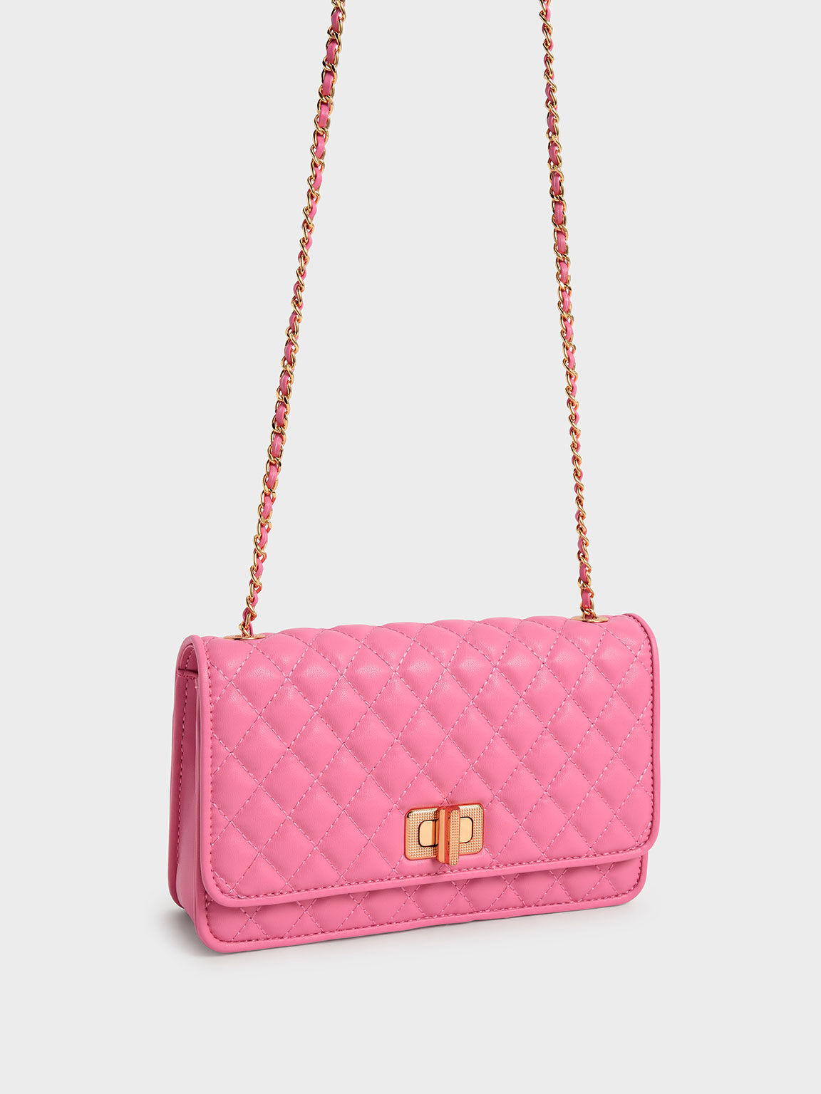 Red and new arrivals pink clutch