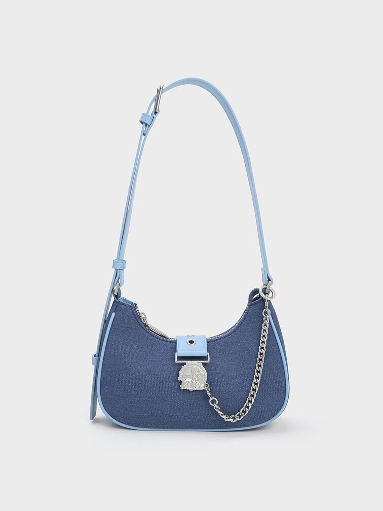 Judy Hopps Belted Bag, Denim Blue, hi-res