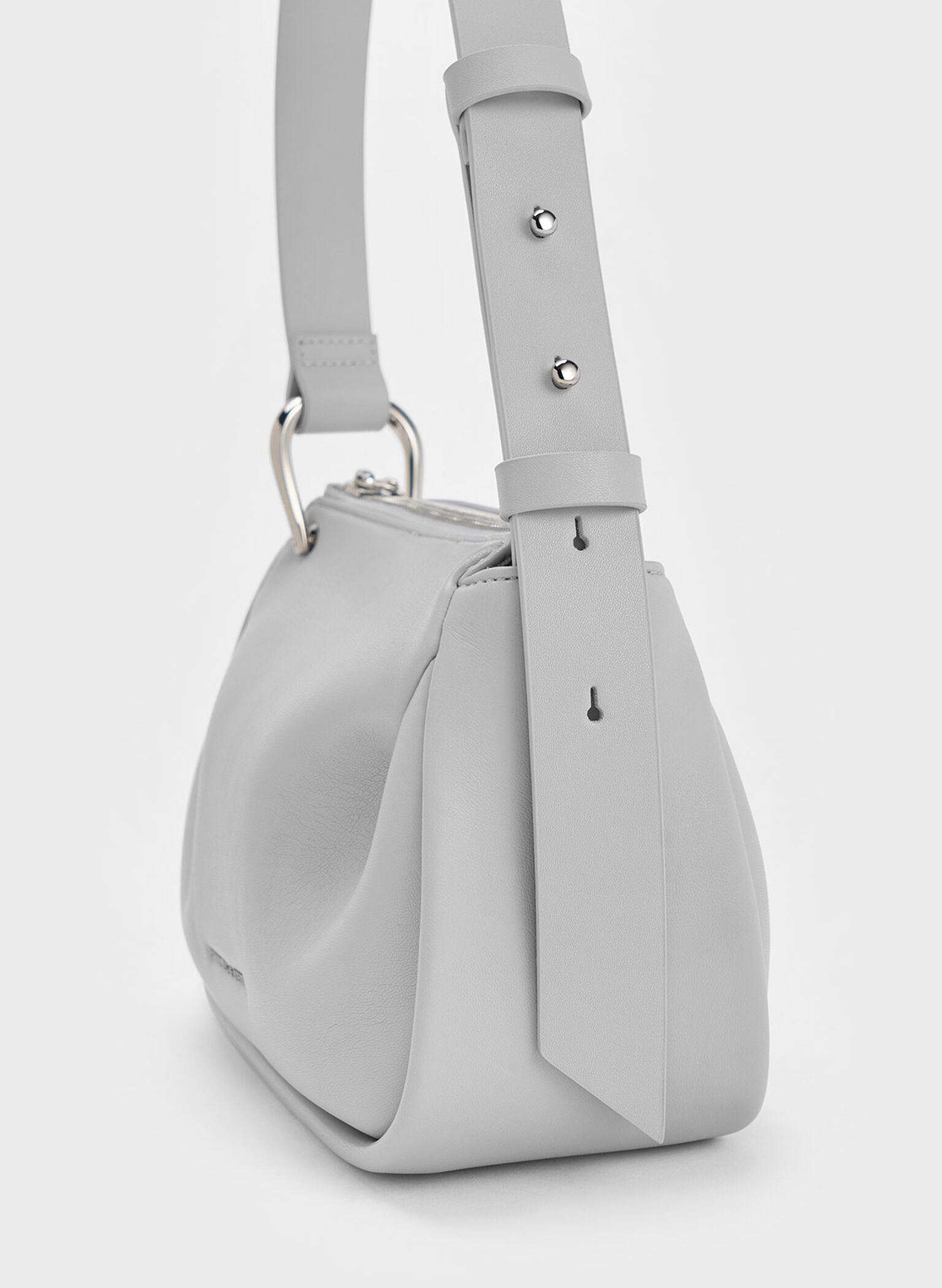 Lumen Padded Crossbody Bag, Grey, hi-res