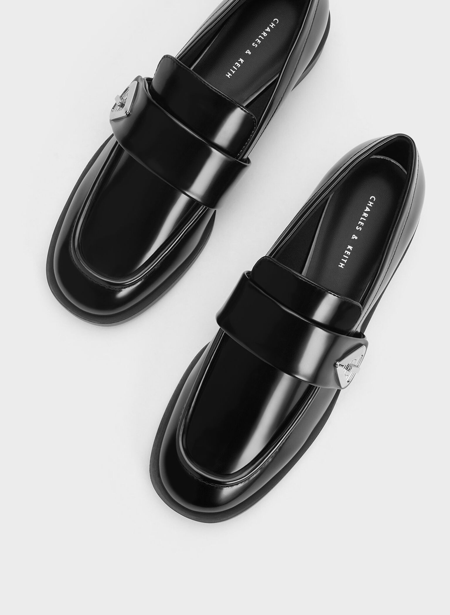 Trice Metallic Accent Loafers, Black Box, hi-res