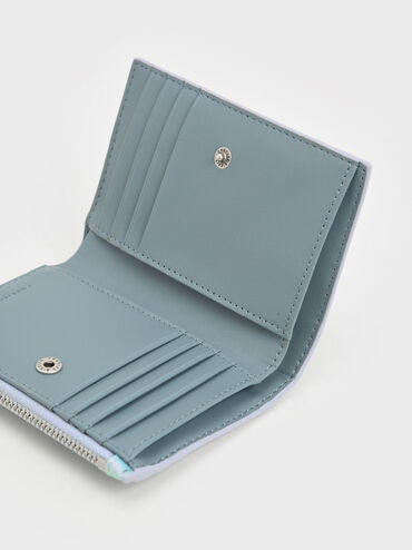 Gemma Quilted Card Holder, Peacock, hi-res