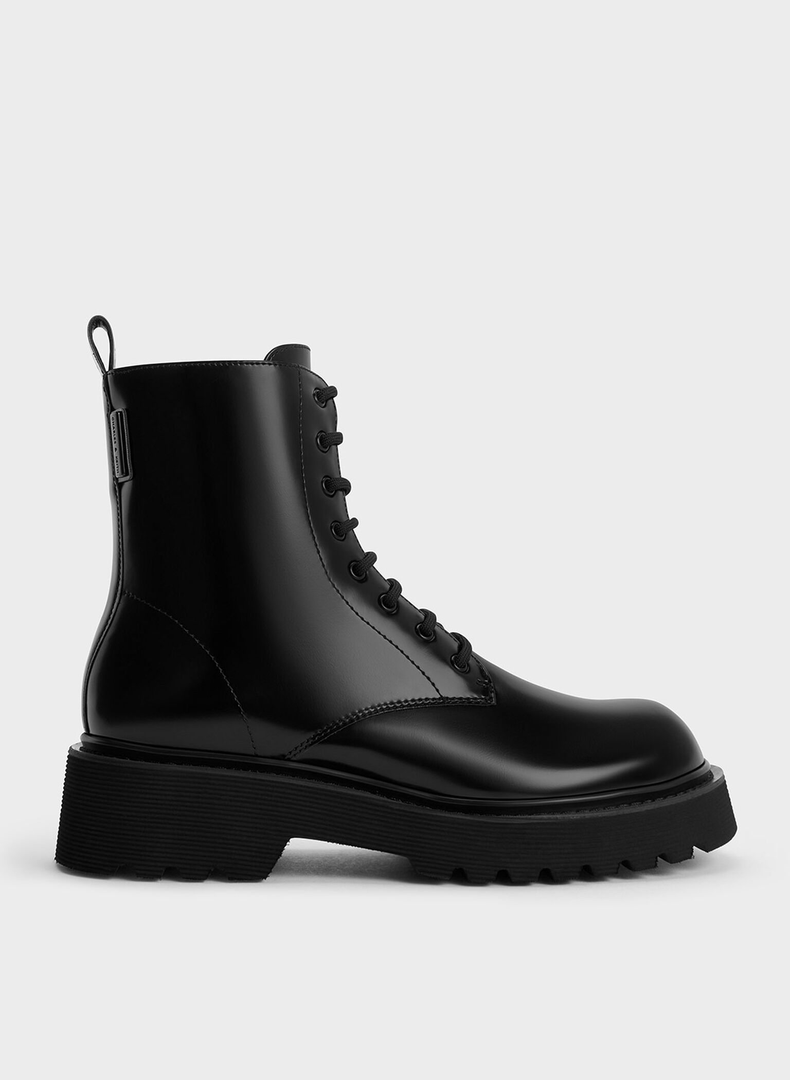 Lace-Up Ankle Boots, Black Box, hi-res