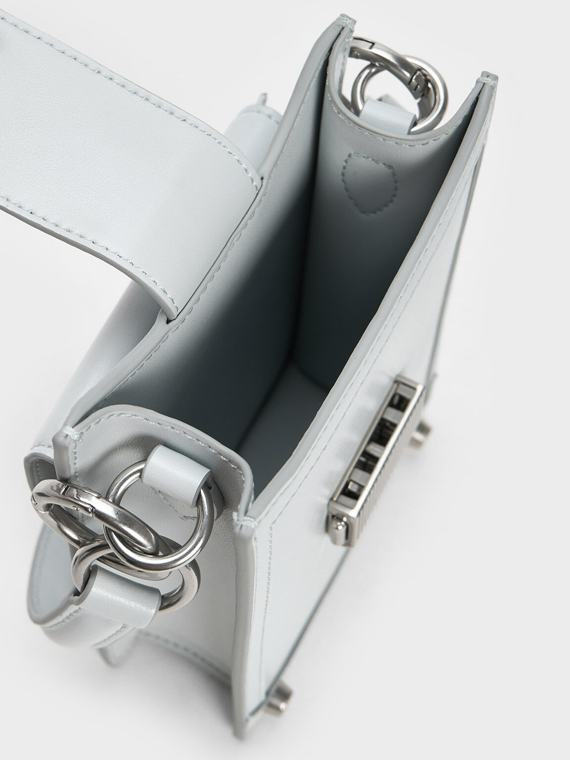 Winslet Belted Phone Pouch, Light Grey, hi-res