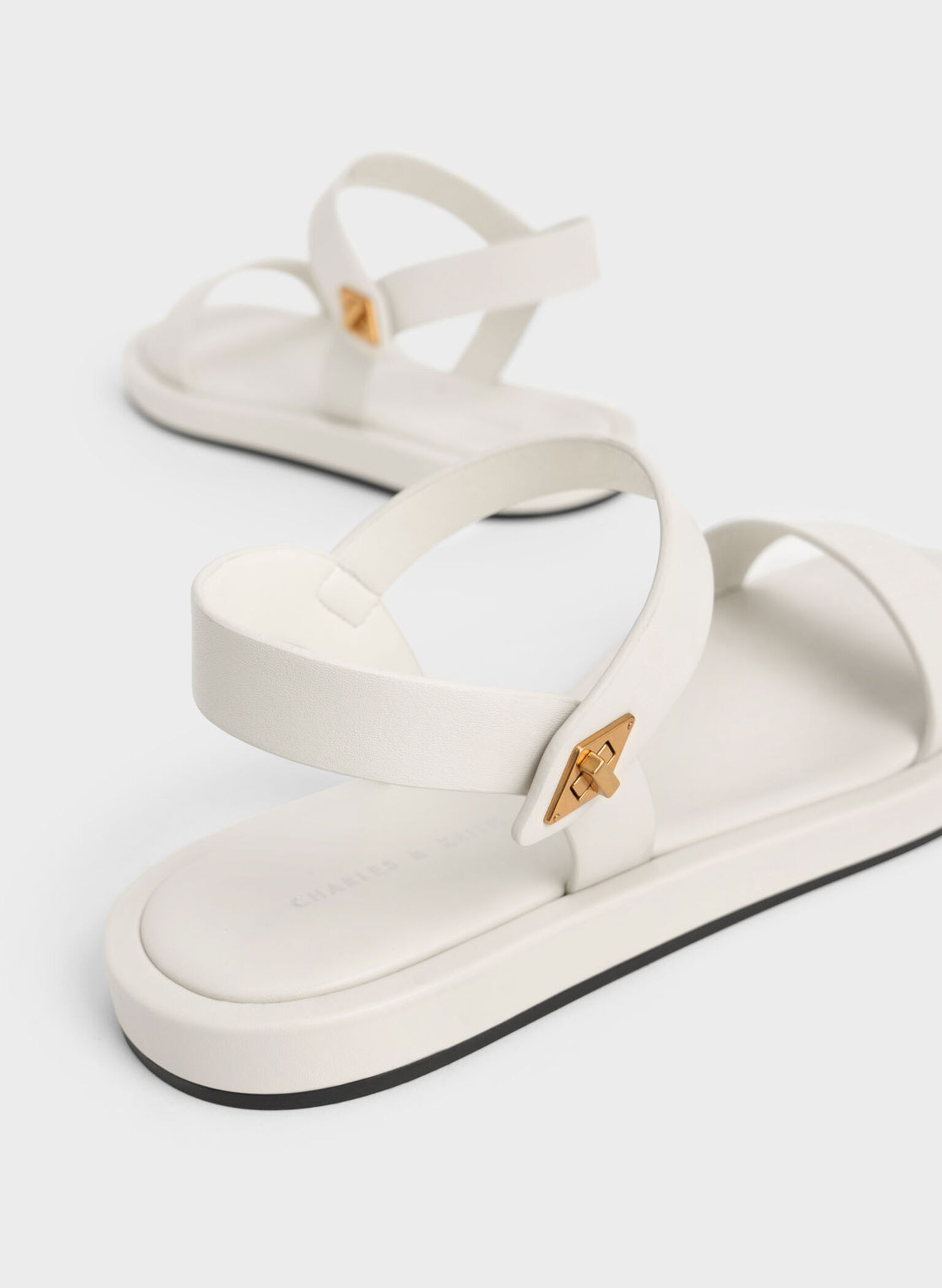 Back Strap Sandals, Chalk, hi-res