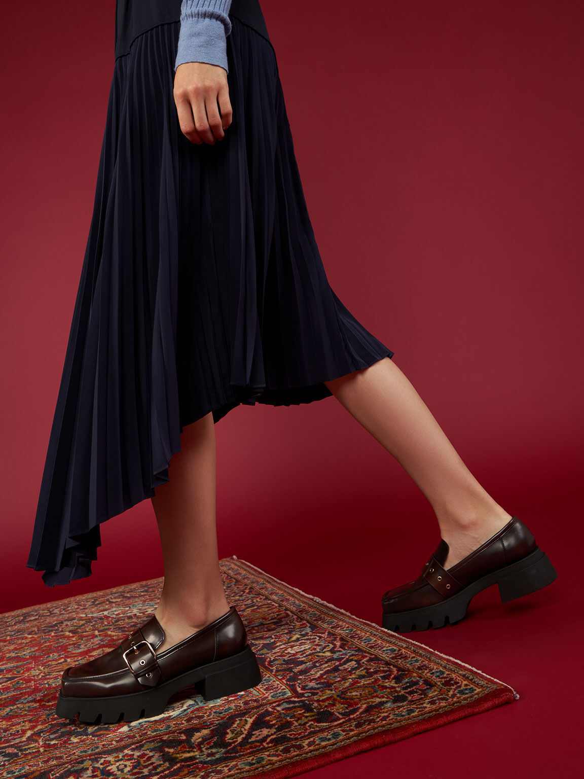 ucb brown loafers