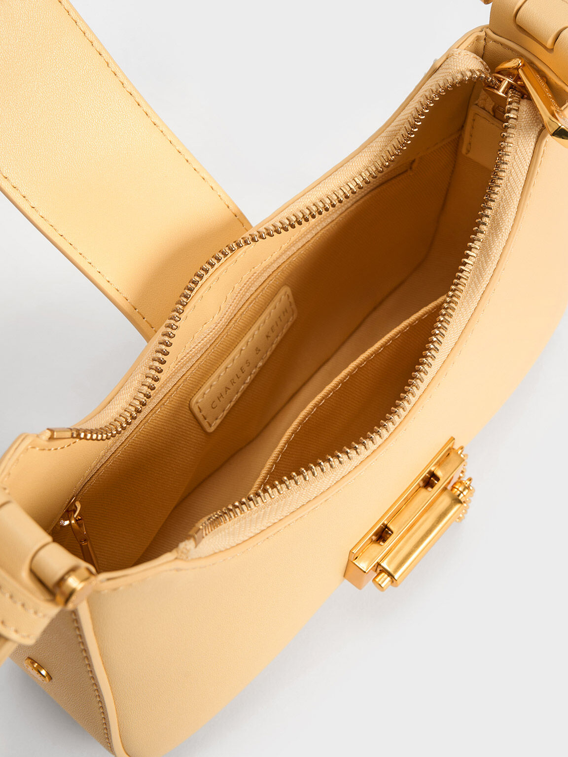 Charles and keith beige bag 2025