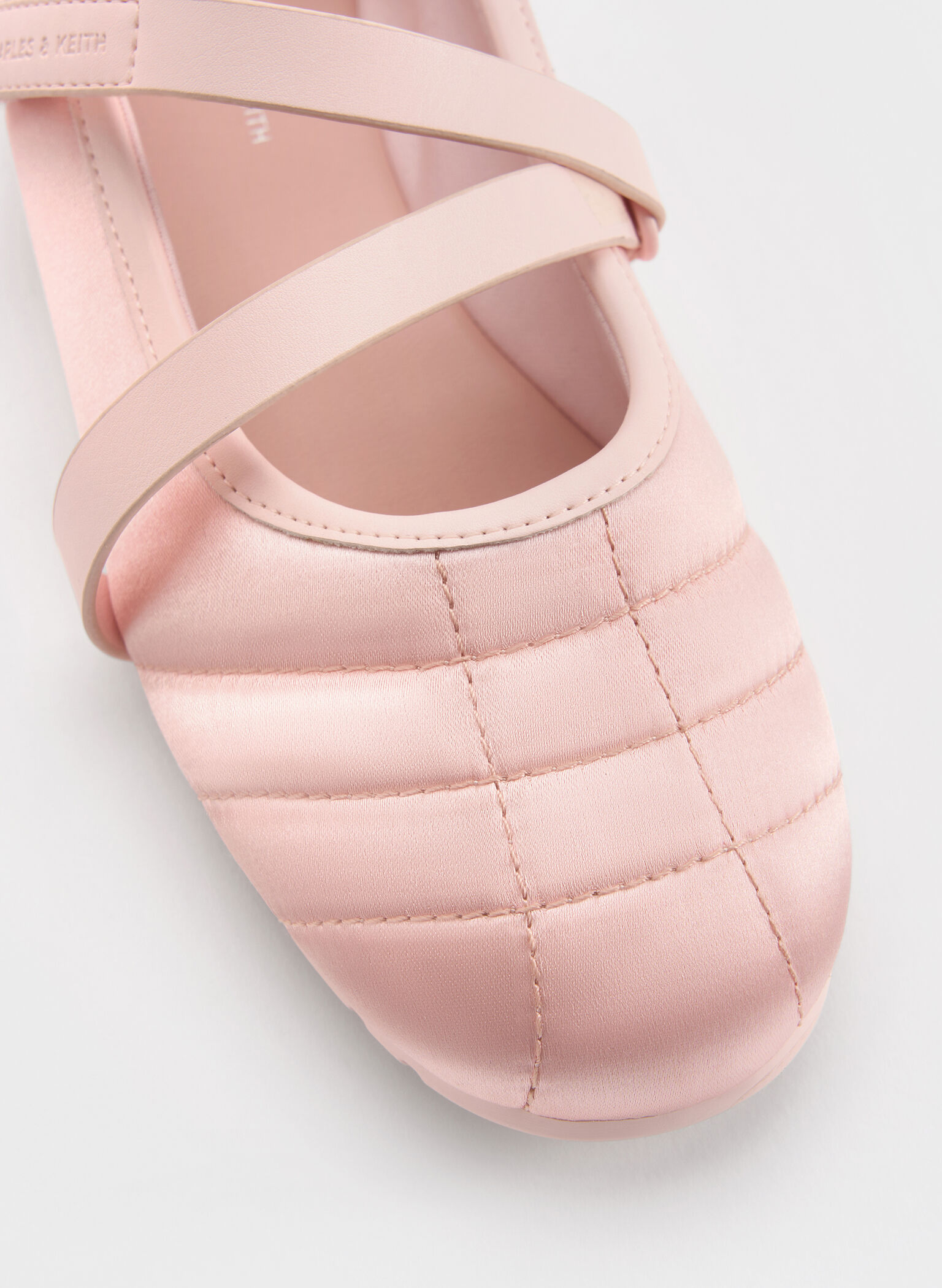 Girls' Recycled Polyester Mary Jane Sneakers, Light Pink, hi-res