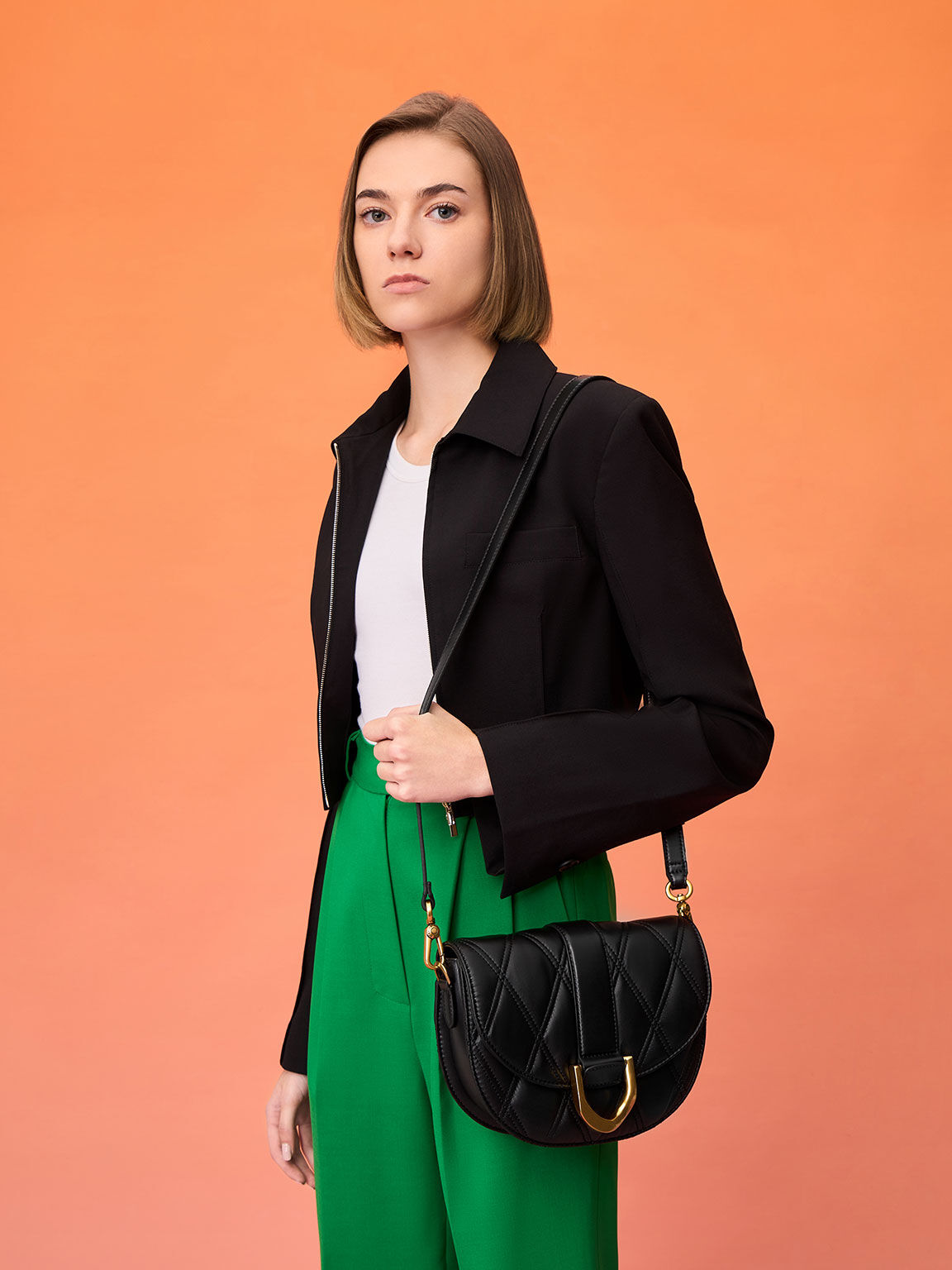 Quilted saddle bag hot sale