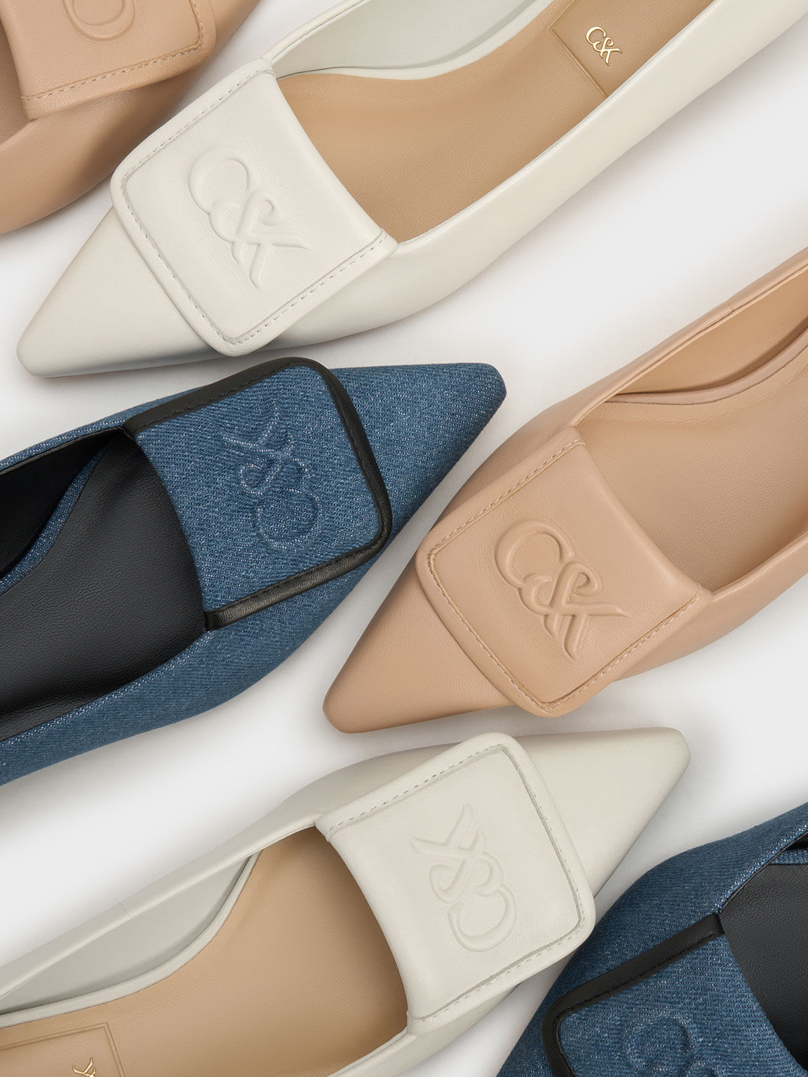 Nude dress flats discount
