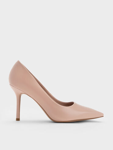 Emmy Stiletto Heel Pumps, Nude, hi-res