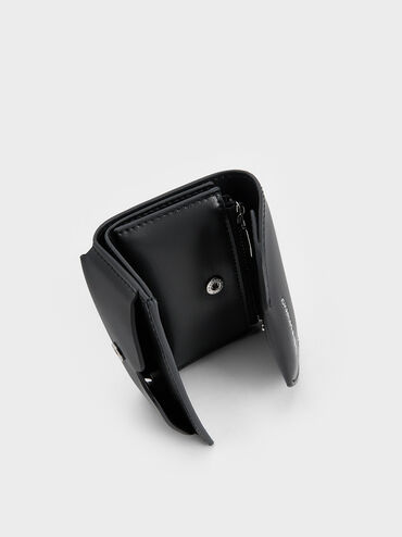 Cartera con solapa Enola, Noir, hi-res