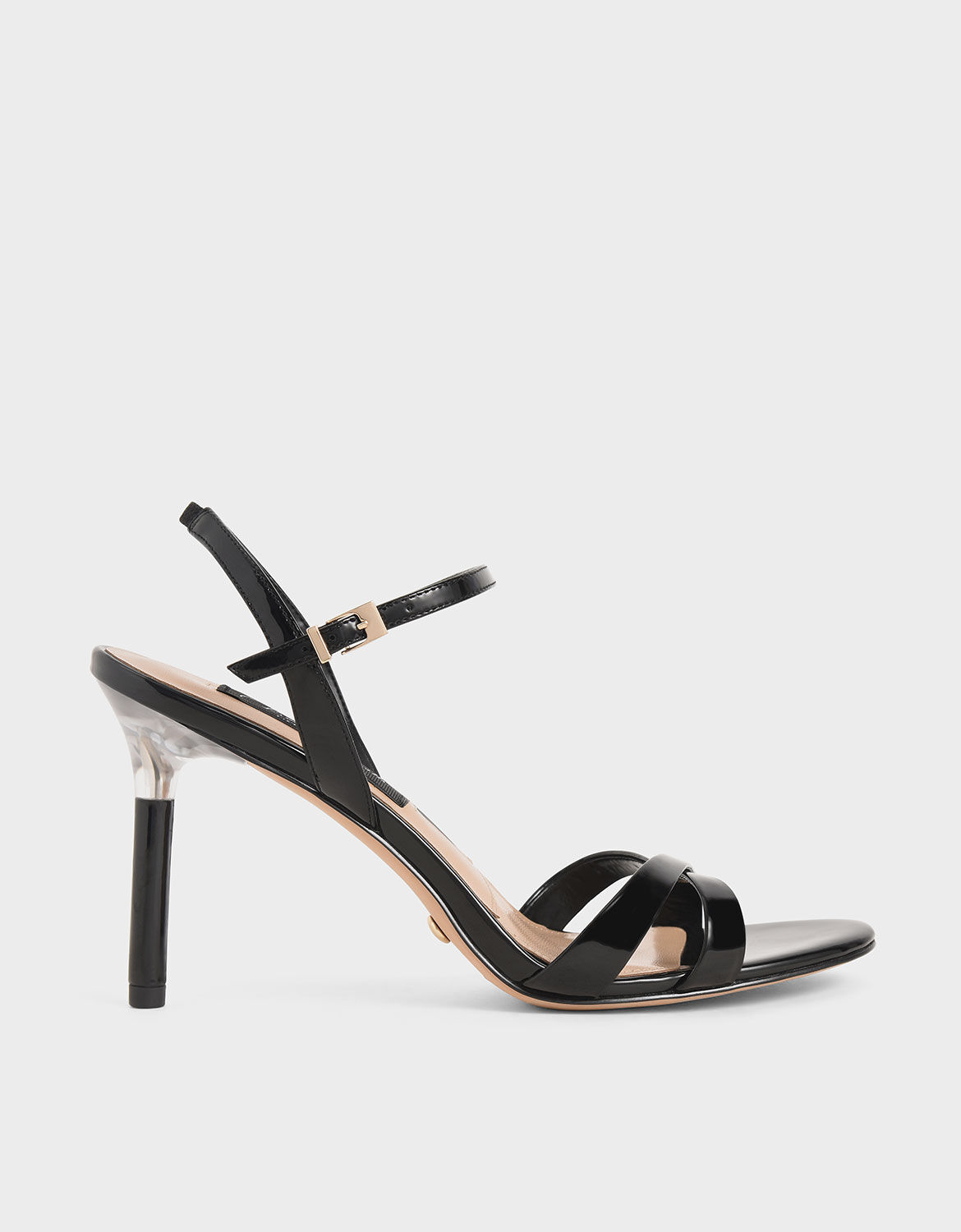 Black cross heels clearance