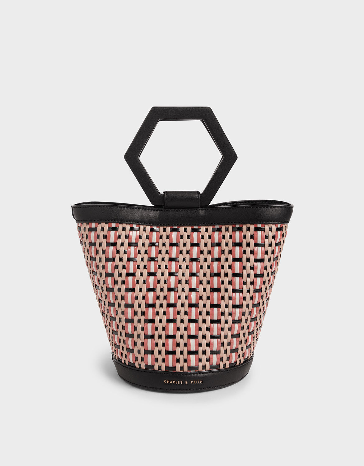 woven bucket bag