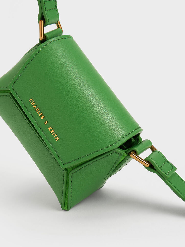 Nasrin Geometric Mini Bag, Green, hi-res