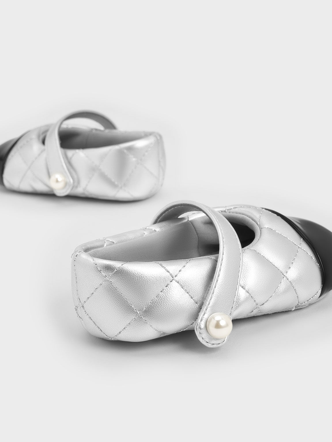 Silver sales crib shoes