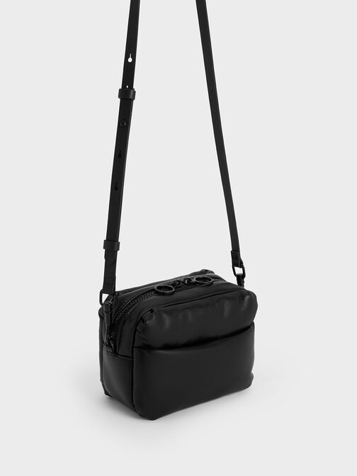 Paffuto Crossbody Bag, Jet Black, hi-res