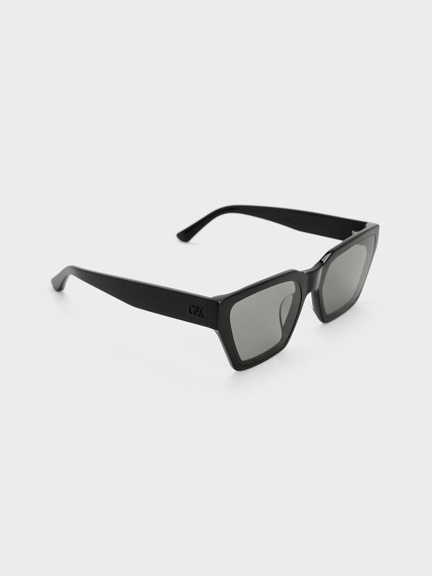 Angular Sunglasses, Jet Black, hi-res