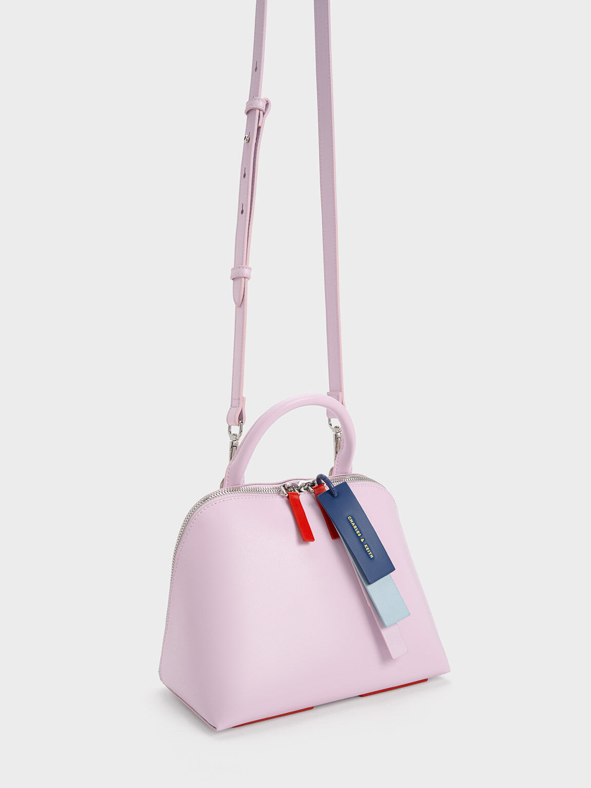 Cockade Bowling Bag, Lilac, hi-res