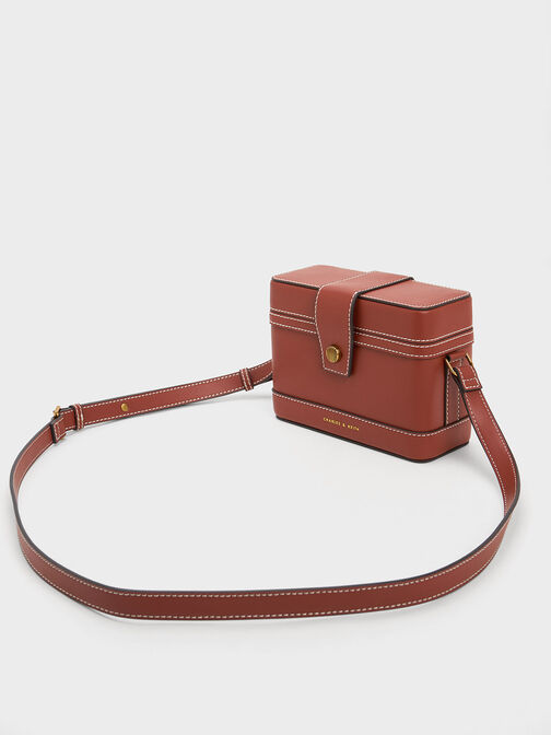 Bronte Boxy Crossbody Bag, Mocha, hi-res