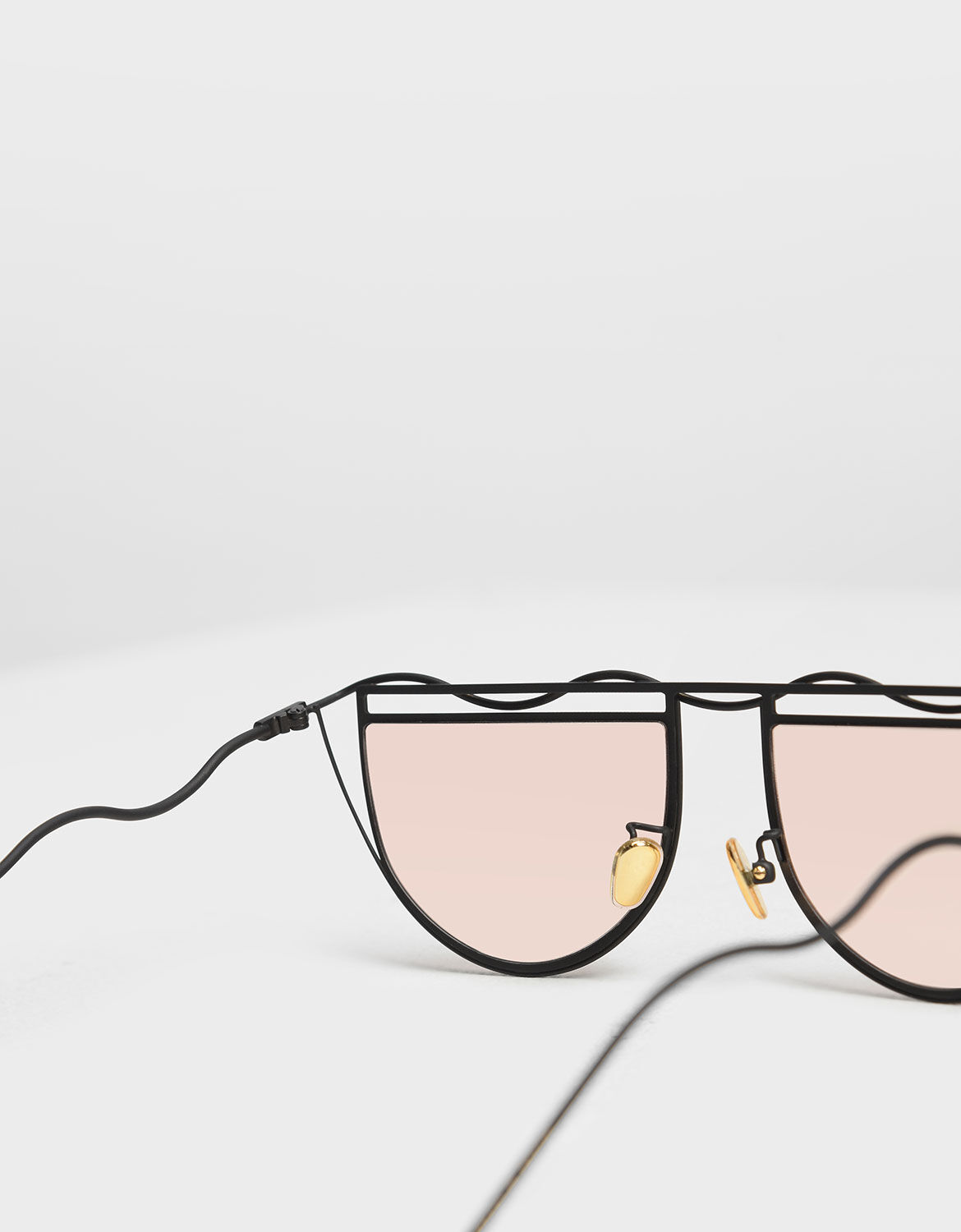 Semi circle 2025 sunglasses