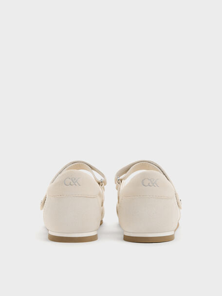 Jace Leather & Suede Mary Jane Sneakers, Chalk, hi-res