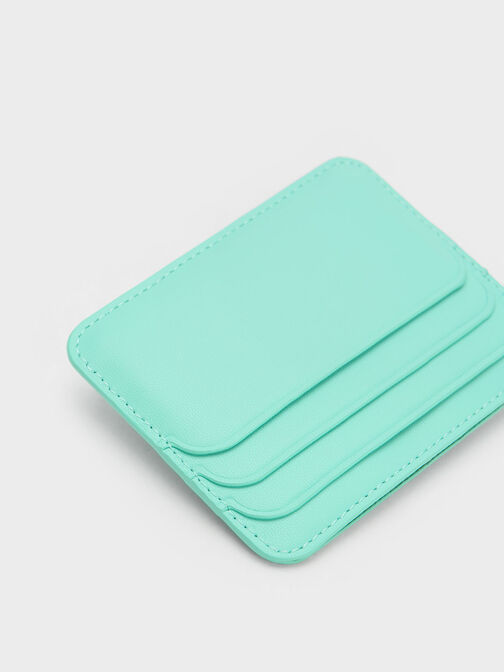 Cleo Quilted Card Holder, Mint Green, hi-res