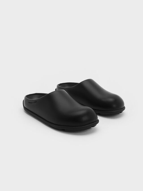 Molly Flat Mules, Black, hi-res