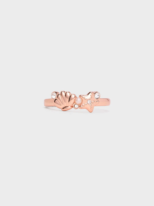 Oceana Crystal Ring, Rose Gold, hi-res