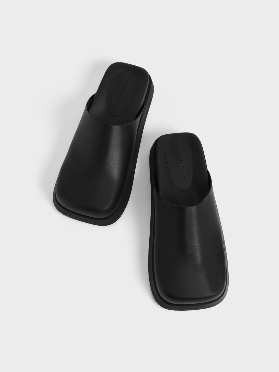Marcy Flat Mules, Black, hi-res