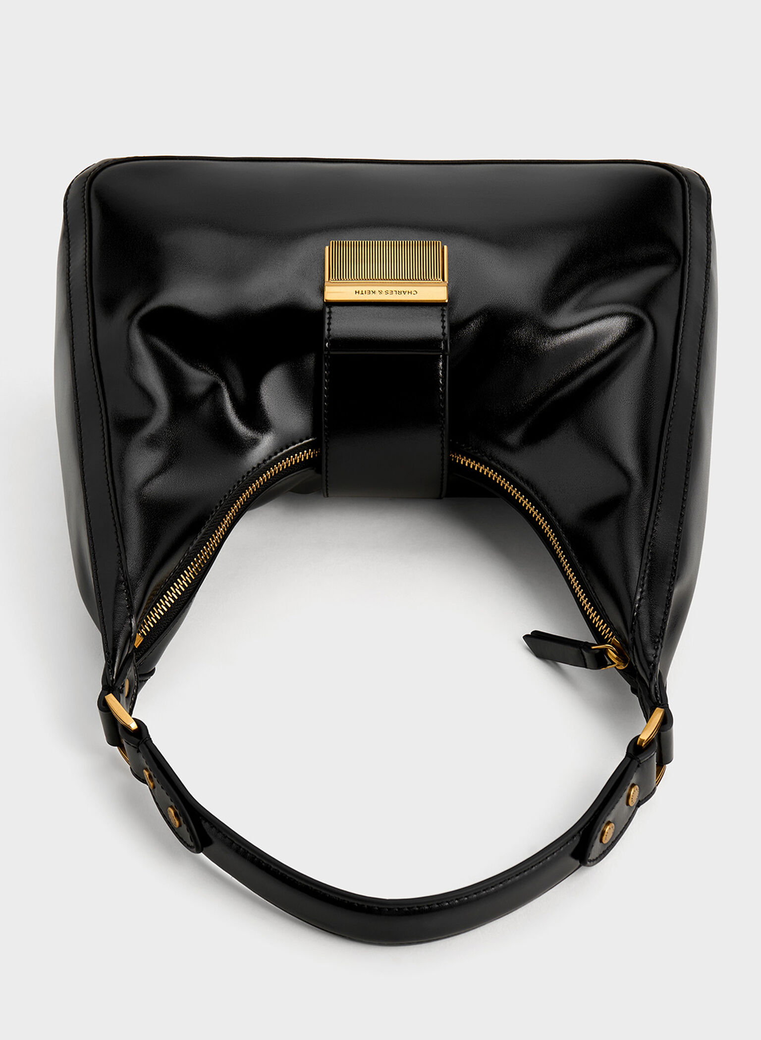Charlot Hobo Bag, Black, hi-res