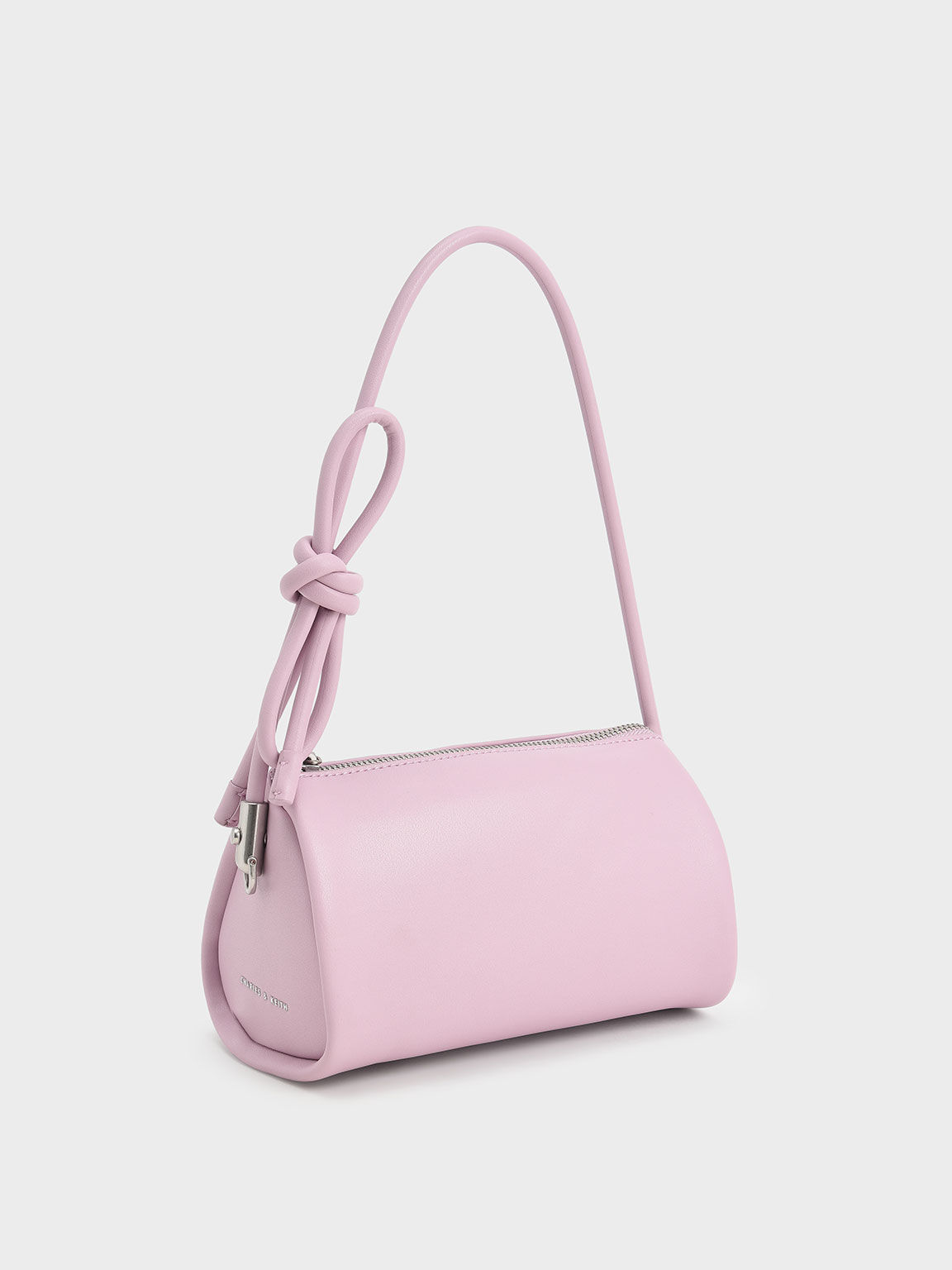 Knotted Handle Shoulder Bag, Lilac, hi-res