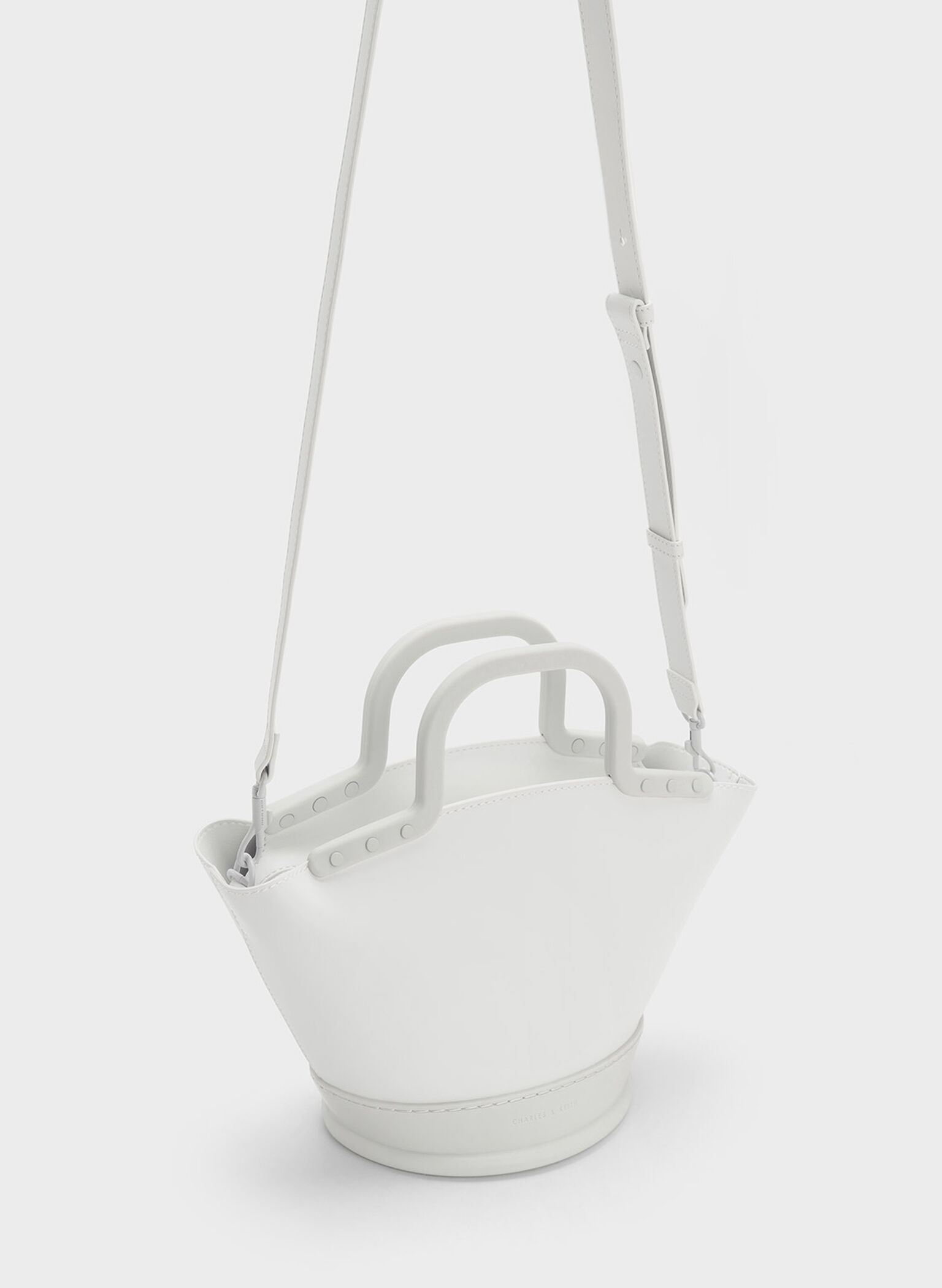 Fan Double Handle Tote Bag, White, hi-res