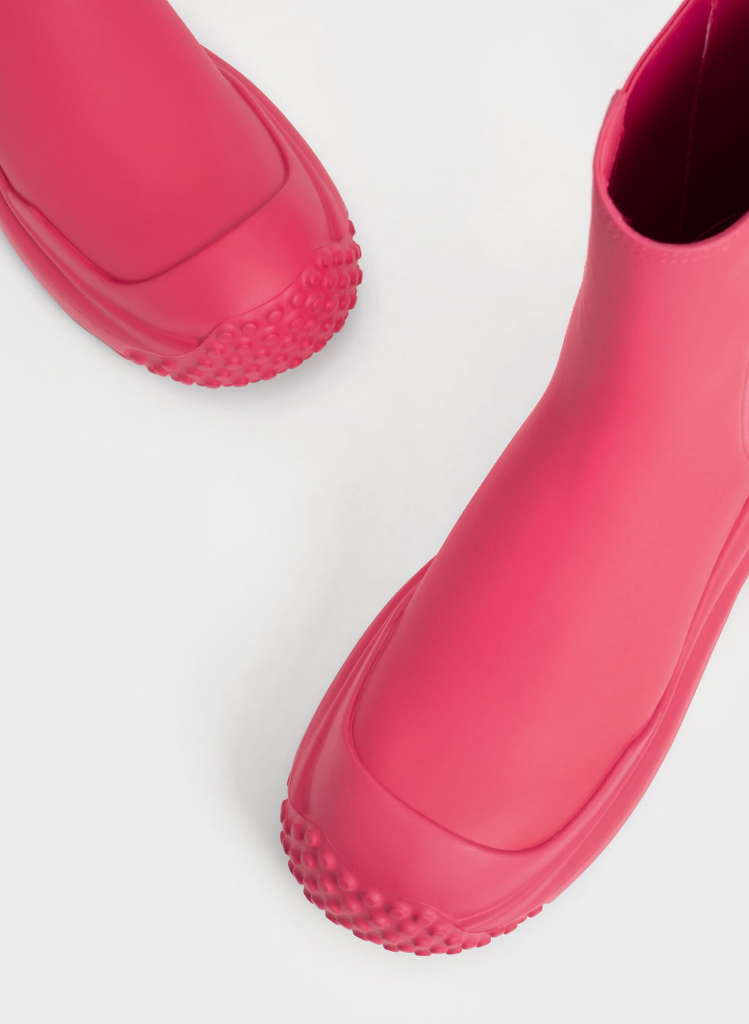 Elba Round-Toe Chelsea Boots, Red, hi-res