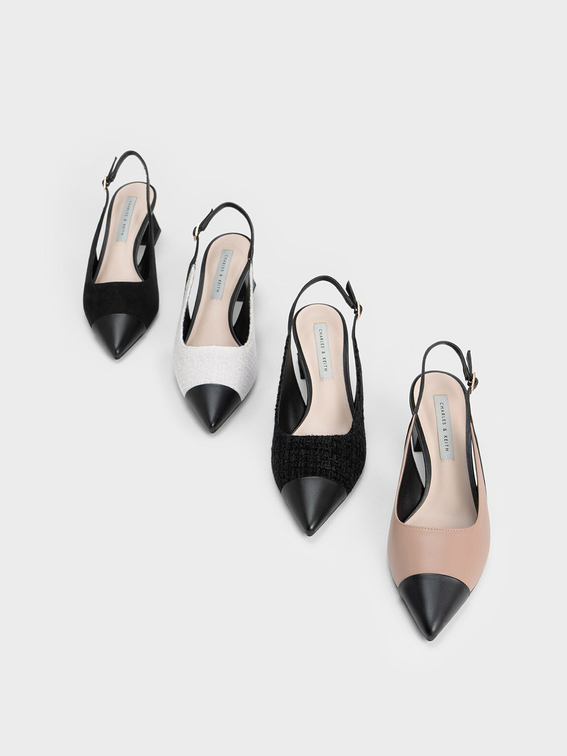 Cap toe slingback shoes outlet