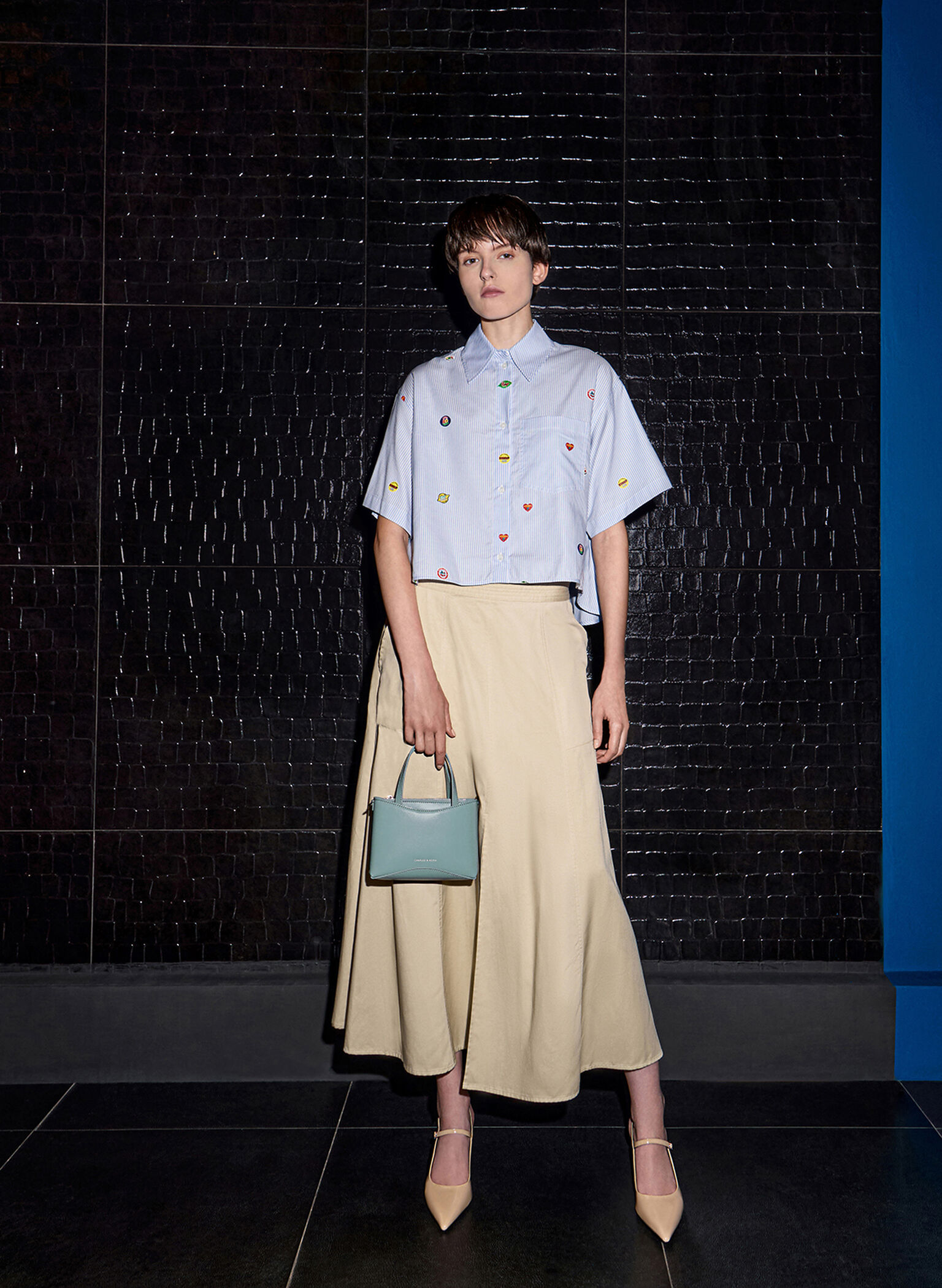 Mini Sybill Tote Bag, Slate Blue, hi-res