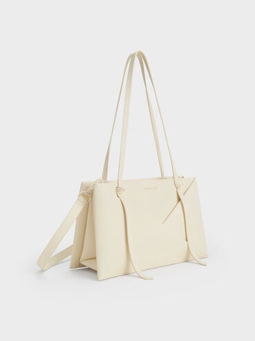Midori Geometric Tote Bag, Cream, hi-res