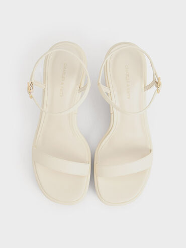 Espadrille Wedges, Cream, hi-res