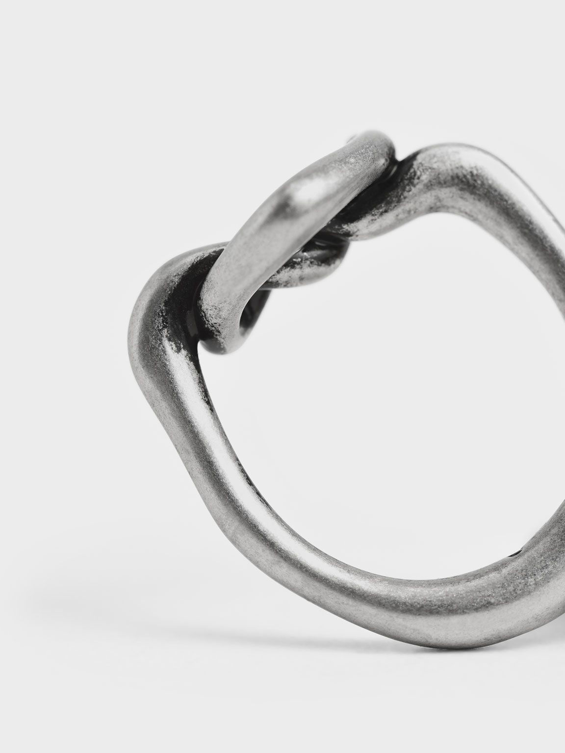 施華洛世奇® 水晶心型戒指, 銀色, hi-res