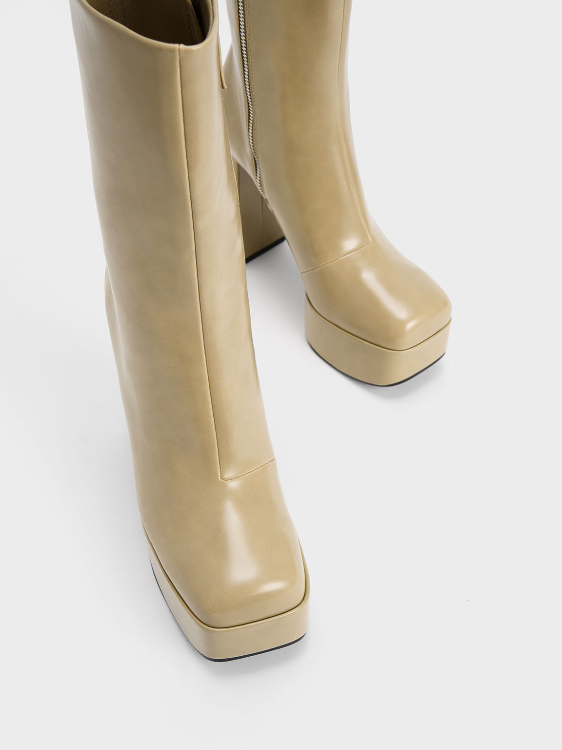 Corinth Blade Heel Boots, Taupe, hi-res