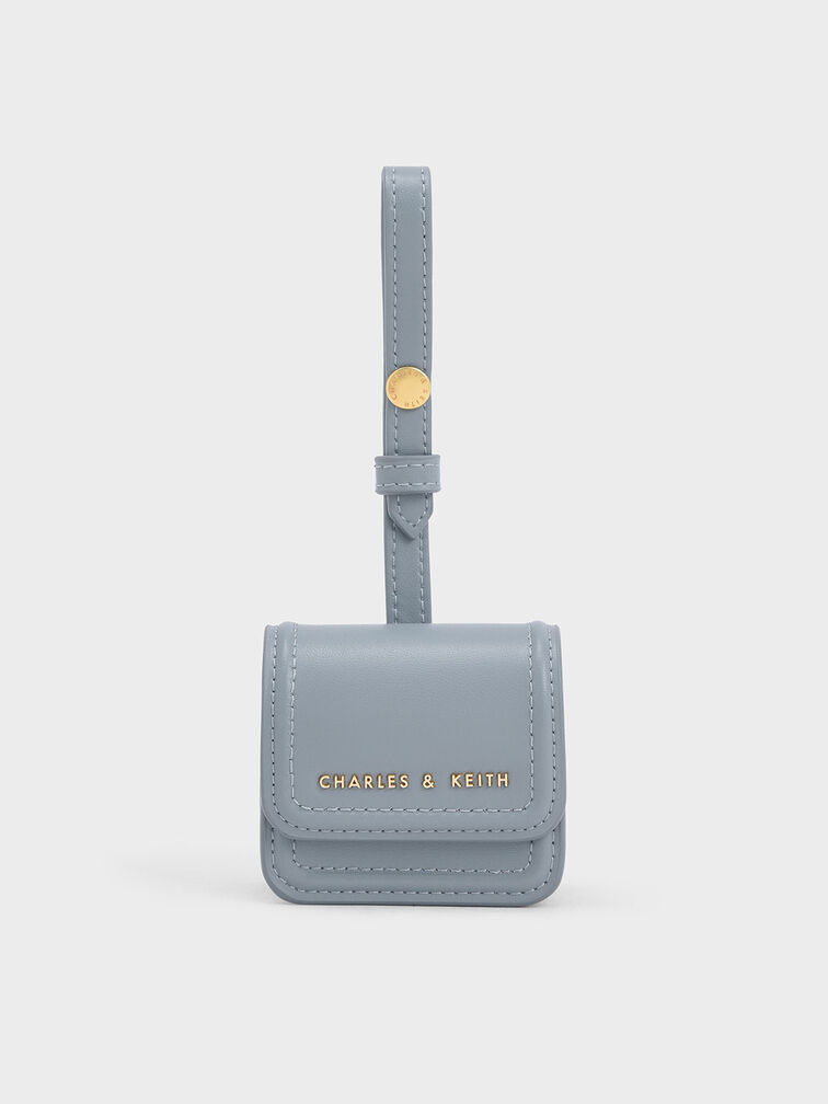 Wristlet AirPods Case, Steel Blue, hi-res