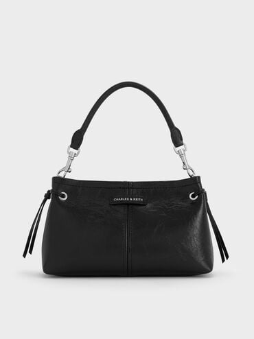 Bolso con asa superior Noane, Noir, hi-res