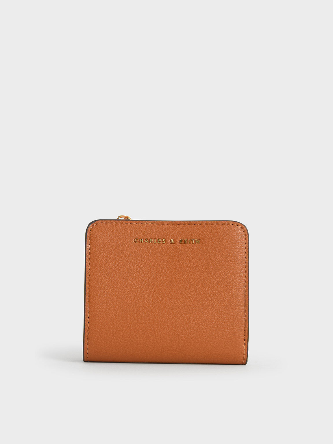Zip Around Card Holder, Cognac, hi-res