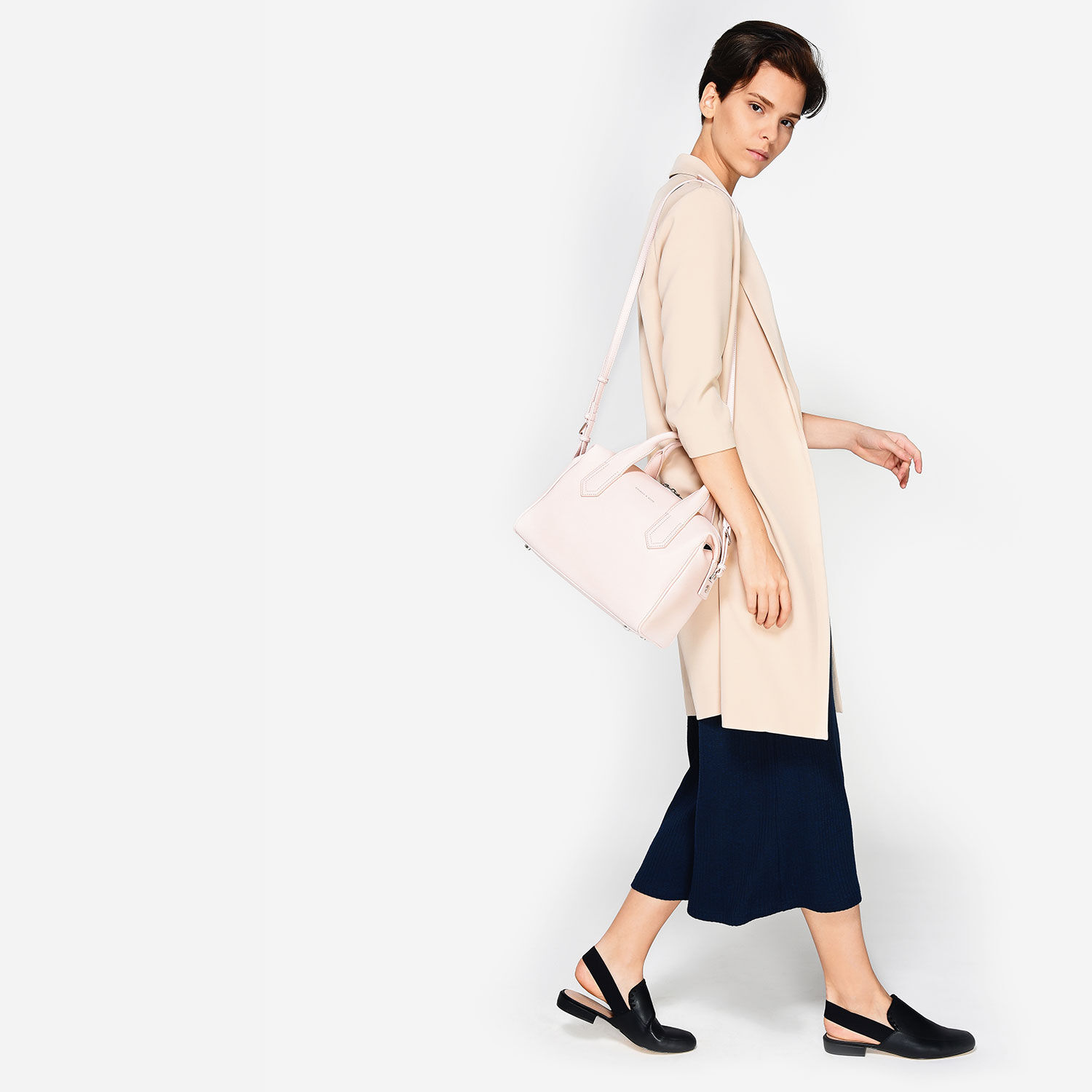 charles and keith soft bowling bag