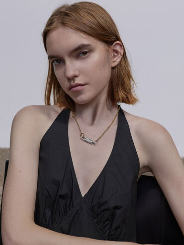 Collier bicolore Delfina, Multicolore, hi-res