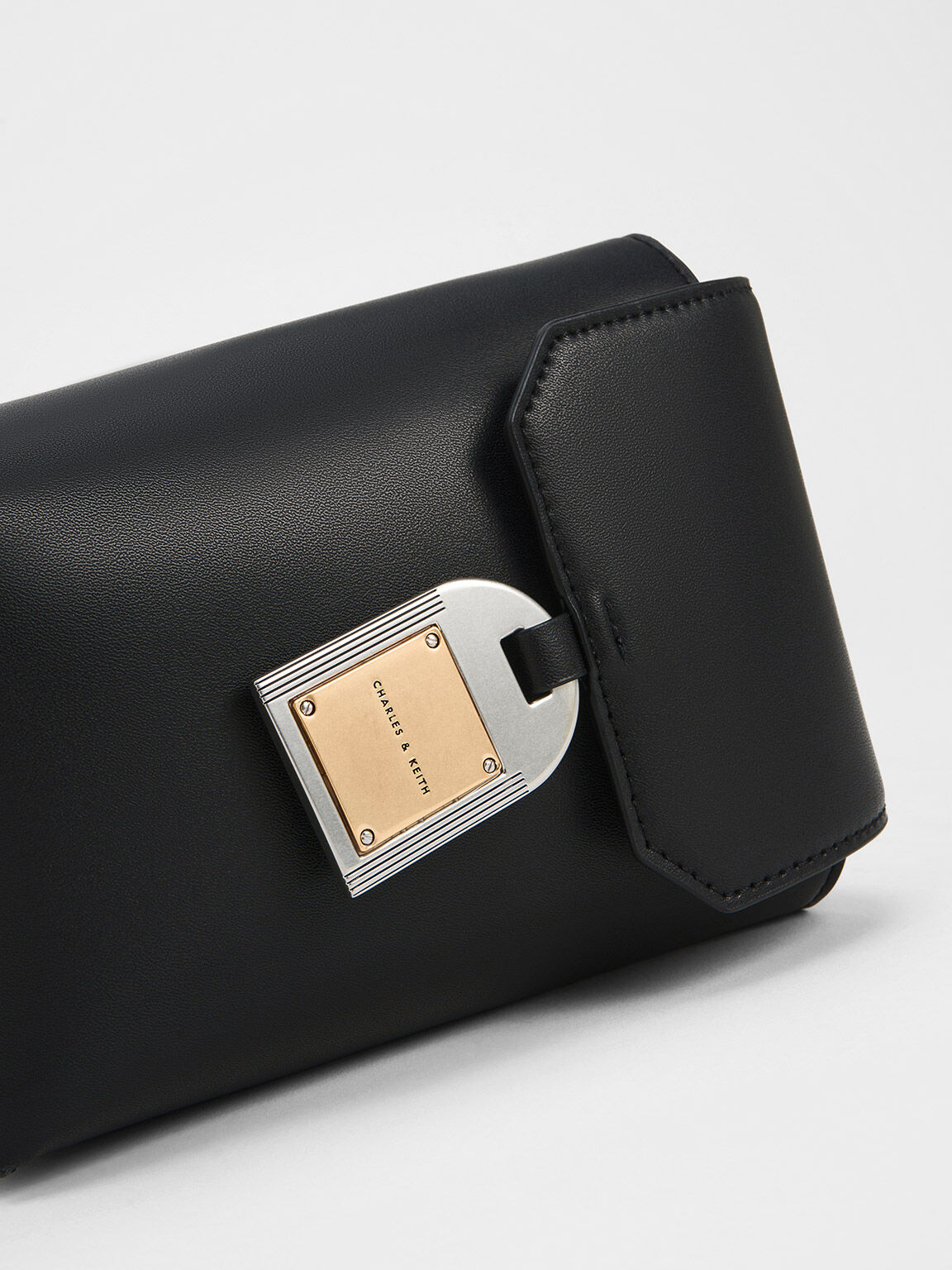 Charles and keith clearance structured crossbody bag
