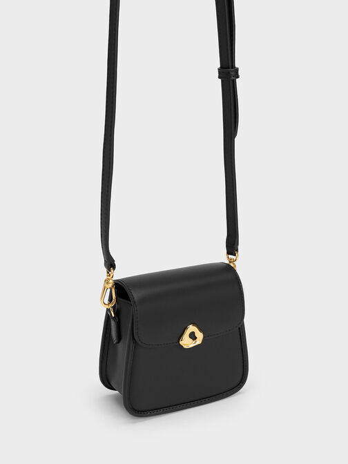 Moira Braided Handle Pouch, Black, hi-res