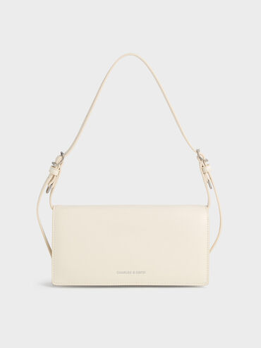 Sloane Long Wallet, Cream, hi-res